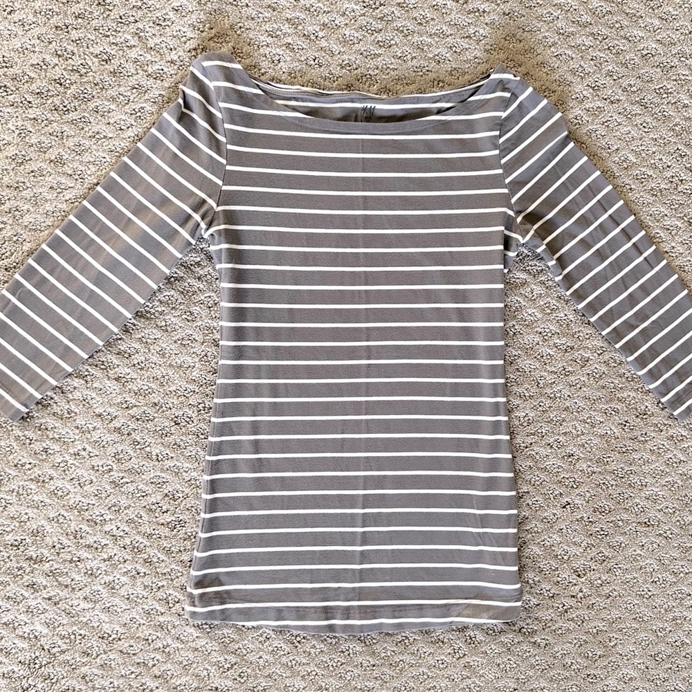 Striped Soft & Stretchy Top